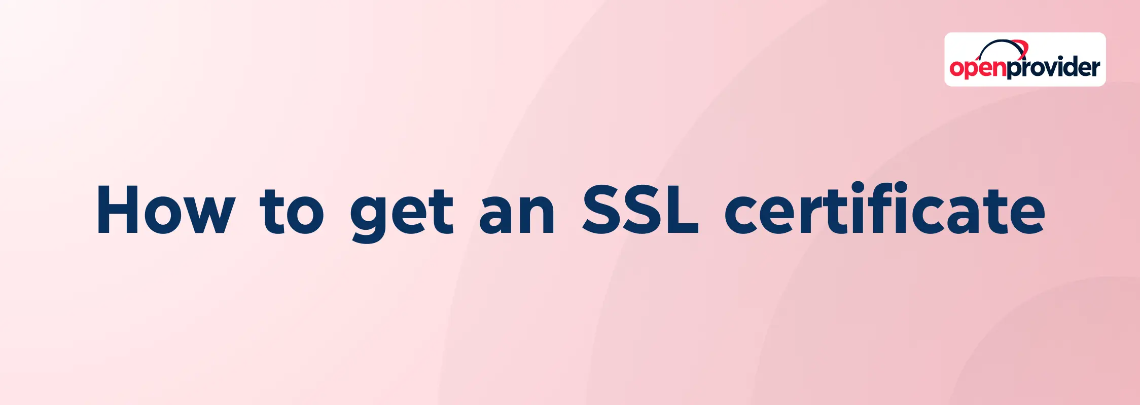 How to get an SSL certificate