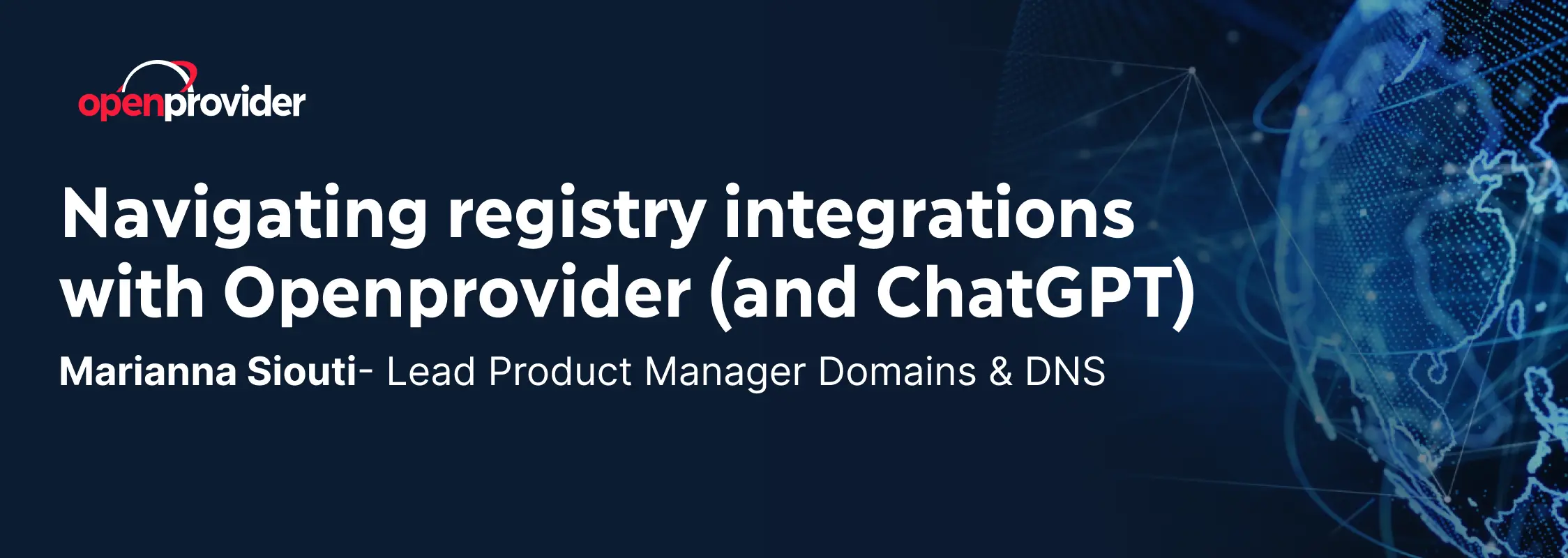 Navigating registry integrations with Openprovider (and ChatGPT)