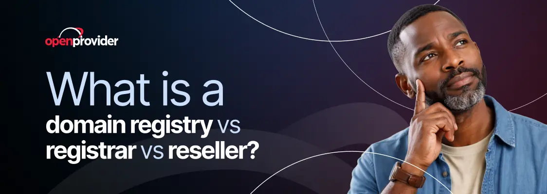 What is a domain registry vs registrar vs reseller?