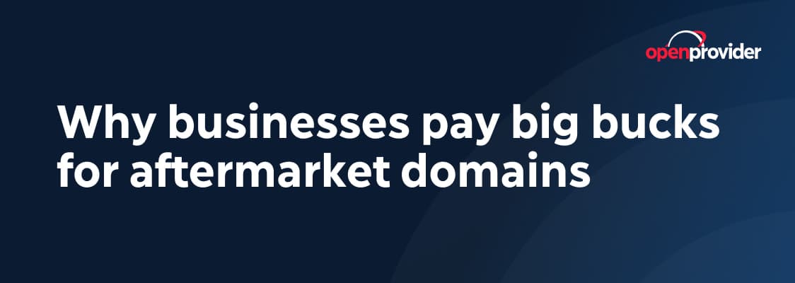 Aftermarket domains