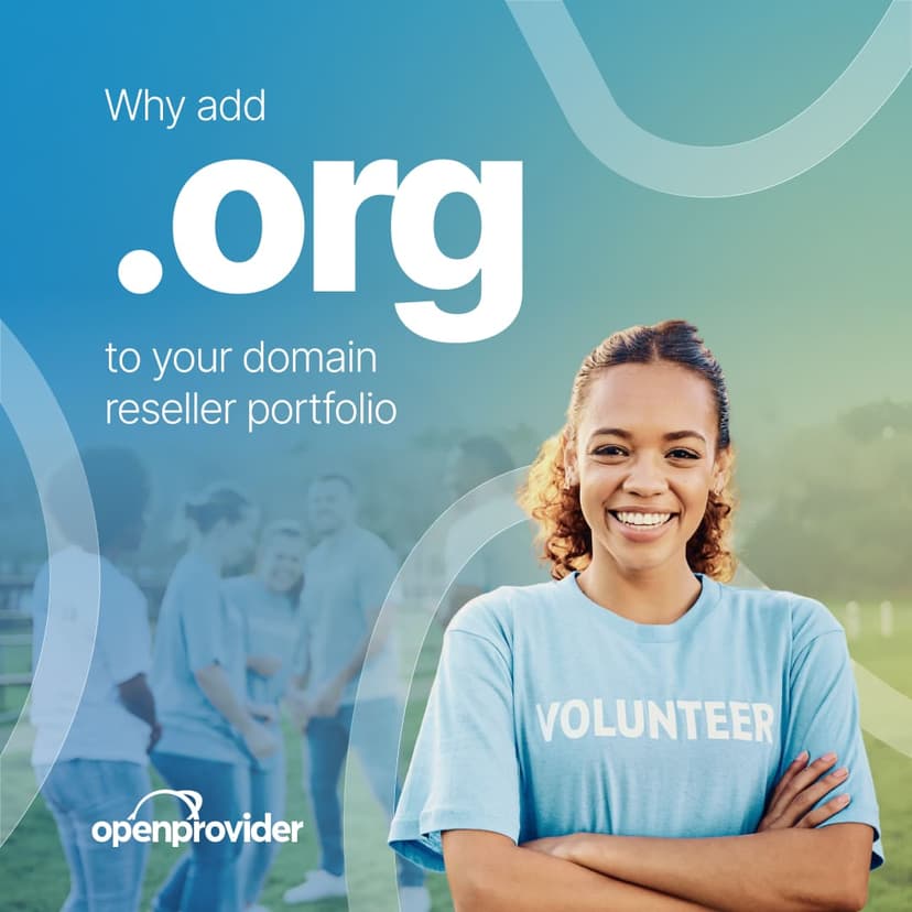 Why add .org to your domain reseller portfolio
